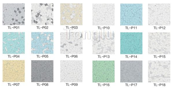 PVC/HPL/ Carpet Color Swatches
